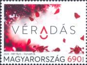 Hungary 2024 Blood Donors/ Blood Transfusion/ Donation/ Health/ Medical 1v (hx1328)