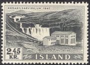 Iceland 1956 Waterfall/ Hydro-Electric Power Plant/ Electricity/ Energy/ Buildings/ Architecture/ Waterfalls/ Falls 1v (n30518)