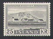 Iceland 1957 President / Buildings / Architecture / Animation 1v (n34522)