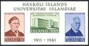 Iceland 1961 People / University / Buildings / Architecture / Education impf m / s n40345