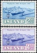 Iceland 1961 Reykjavik/ Harbour/ Ships/ Boats/ Nautical/ Transport 2v set (n23961)