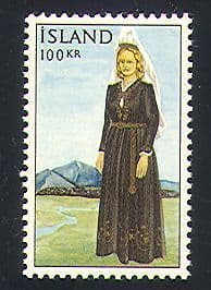 Iceland 1965 National Costume  /  Clothes  /  Textiles 1v (n32706)