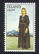 Iceland 1965 National Costume / Clothes / Textiles 1v (n32706)
