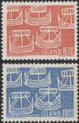 Iceland 1969 Northern Countries Union/ Nordic/ Viking Ships/ Longboats 2v (n45309d)