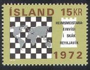 Iceland 1972 Chess / Piece / World Map / Sport / Chessmen / Pieces 1v (n23544)