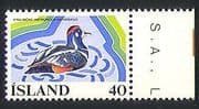 Iceland 1977 Harlequin Duck / Birds / Nature / Wildlife / Wetlands / Animation 1v (n31617)