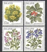 Iceland 1985 Flowers / Plants / Berries / Fruit / Nature 4v set (n37574)