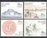 Iceland 1986 Reykjavik / Buildings / Architecture / Boats / Theatre / History 4v (n37573)