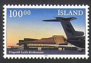 Iceland 1987 Airport / Buildings / Architecture / Planes / Aviation / Transport 1v n34502