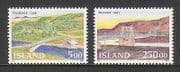 Iceland 1992 Bridges / Transport / Roads / Engineering / Architecture 2v set (n20276)