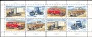 Iceland 1992 Postal Vehicles/ Trucks/ Lorry/ Car/ Bus/ Snow Plough/ Transport 8v sht (n15668a)