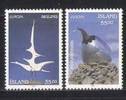 Iceland 1993 Europa / Art / Sculpture 2v set (n27464)