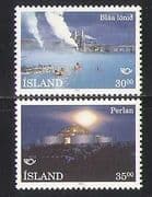 Iceland 1993 Landscapes / Tourism / Spa / Lagoon / Buildings / Architecture 2v set n27463