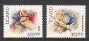 Iceland 1993 Sports / Athletics / Handball / Running 2v set (n20277)