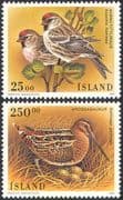 Iceland 1995 Birds / Nature / Wildlife / Conservation Year 2v set (n32708)