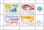 Iceland 1998  Cod/ Skate/ Fish/ IY Ocean/ Marine/ Nature/ UNESCO  4v m/s  (s3615)