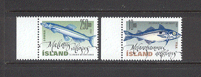 Iceland 2000 Fish-3rd / Nature / Marine 2v set (n18825)