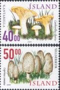 Iceland 2000 Fungi/ Plants/ Nature/ Mushrooms 2v set (s4649)