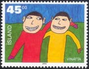 Iceland 2003 Children's Stamp Design/ Art/ Paintings/ "Friendship" 1v (is1042)