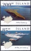Iceland 2003 Islands/ Landscapes/ Seascapes/ Coastline/ Views/ Maps/ Tourism 2v set (is1038)