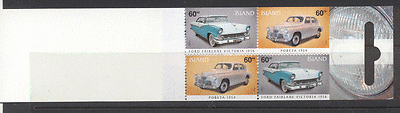 Iceland 2004 CARS / Ford / Pobeta 4v bklt ref:n11731