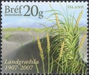 Iceland 2007 Soil Conservation/ Grass/ Plants/ Nature/ Dunes/ Grasses 1v (is1046)
