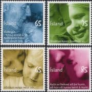 Iceland 2008 Greetings Stamps/ Love/ Couples/ Mother/ Baby/ Children 4v set (is1060)