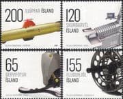 Iceland 2008 Industrial Design/ Submarine/ Fishing Reel/ Foot/ Knife/ Business 4v set (is1062)