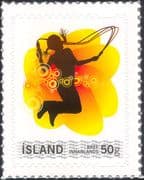 Iceland 2008 Youth Stamp/ Girl/ Skipping/ Children's Games 1v s/a (is1064)