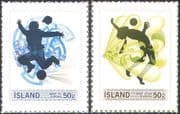 Iceland 2010 Football/ Sports/ Games/ Soccer 2v set s/a (n42314)