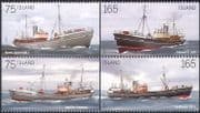 Iceland 2010 Trawlers/ Ships/ Boats/ Nautical/ Fishing Industry/ Business/ Transport 4v set (n42282)
