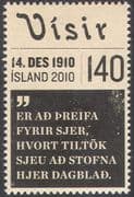 Iceland 2010 "Visir"/ Newspaper/ News/ Printing/ Communication/ Business/ Industry 1v (n42495)