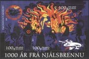 Iceland 2011 Norse Legends/ Saga/ Stories/ Tales/ Burnt Niall/ Fire/ Horses/ Battle 3v m/s (n42322)