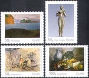 Iceland 2012 Art/ Paintings/ Artists/ Statue/ Sculpture/ People 4v set (n42401)