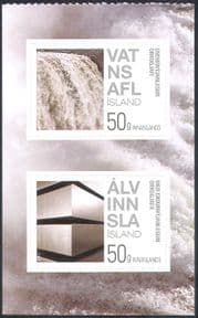Iceland 2012 Green Energy/ Waterfalls/ Falls/ Hydro-Electricity/ Power/ Aluminium/ Metal Industry/ 2v set s/a (n42371)