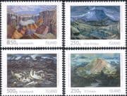 Iceland 2013 Landscapes/ Mountains/ Volcano/ Art/ Artists/ Paintings 4v set (is1084)