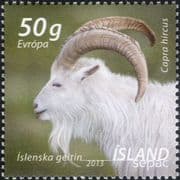 Iceland 2013 SEPAC/ Goat/ Farming/ Domestic Animals/ Nature/ Post/ Mail 1v (is1082)