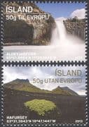 Iceland 2013 "Visit Iceland"/ Tourism/ Waterfalls/ Falls/ Mountains/ Views/ Nature 2v set (n42310)
