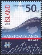 Iceland 2014 Statistical Office 100th/ Statistics/ Graph/ Chart/ Census/ Map 1v (is1021)