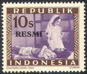 Indonesia 1949 Official/ Nurse/ Medical/ Health/ Hospital/ Welfare 1v (n42455)