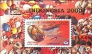 Indonesia 1997 Minerals/ Crystals/ Gems/ Stones/ Agate/ StampEx 1v m/s (n40141a)