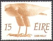 Ireland 1975 Bird of Prey/ Raptor/ Carving/ Contemporary Art 1v (n22975)