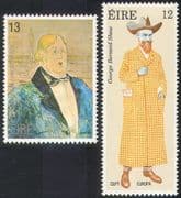 Ireland 1980 Europa/ Wilde/ Shaw /Drama/ Theatre/ Writers/ Arts/ Books/ People 2v set (n41304)