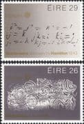 Ireland 1983 Europa/ History/ Rock Art/ Tomb Decoration/ Mathematics/ People/ Heritage 2v set n41308