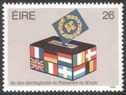 Ireland 1984 European Assembly Election/ Ballot Box/ Flags/ Europe 1v (n21582)