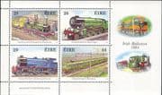 Ireland 1984 Trains/ Steam Engines/ Locomotives/ Rail/ Railway/ Transport 4v m/s n29002a