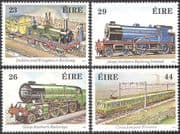 Ireland 1984 Trains/ Steam Engines/ Locomotives/ Rail/ Railway/ Transport 4v (n29002)
