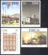 Ireland 1985 Air Balloon/ Observatory/ Buildings/ Astronomy /Art/ Ships 4v set n14024