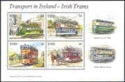 Ireland 1987 Trams/ Public Transport/ Horses/ Rail/ Buses/ Motoring 4v m/s (n14150a)