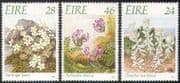 Ireland 1988 Endangered Plants/ Flowers/ Nature/ Conservation/ Environment 3v set (n41295)